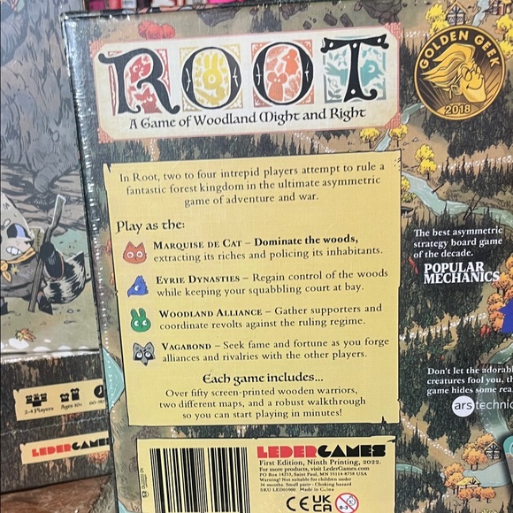 Root: A Game of Woodland Might and Right - Colorful Strategy Board Game - Picture 3 of 4